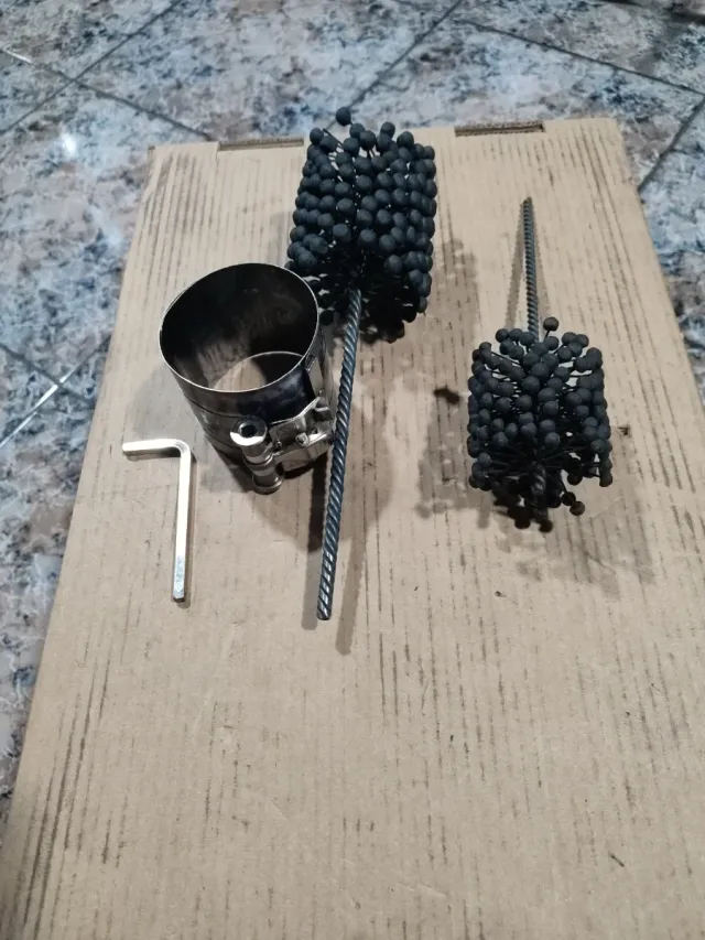 Escariador camisas de motor y cenidor aros piston