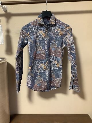 Camicia uomo fantasia cotone