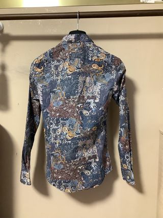 Camicia uomo fantasia cotone