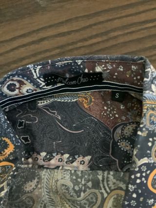 Camicia uomo fantasia cotone