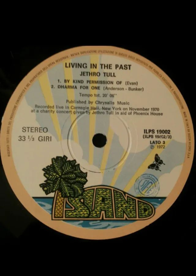 Jethro Tull - Living in the Past - doppio Vinile