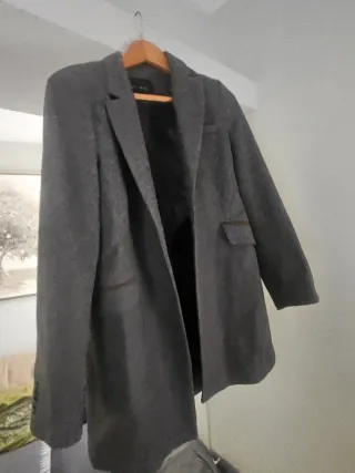 Abrigo DI-BYE gris talla 44