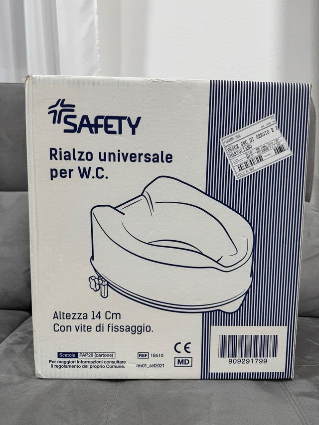 Rialzo universale per WC - Altezza 14 cm