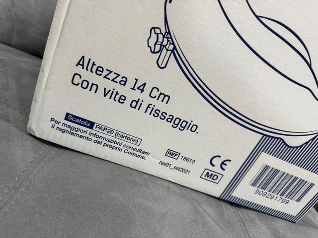 Rialzo universale per WC - Altezza 14 cm