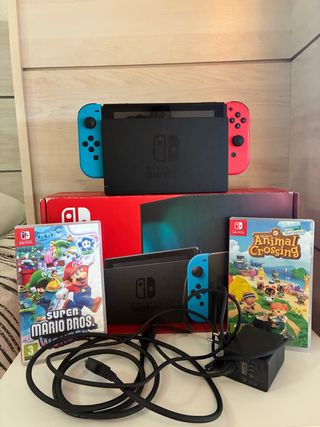 Nintendo Switch + 2 Juegos