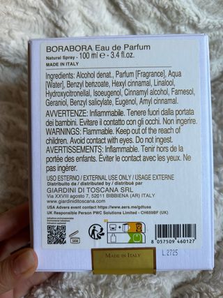 Borabora Giardini di Toscana Eau de Parfum