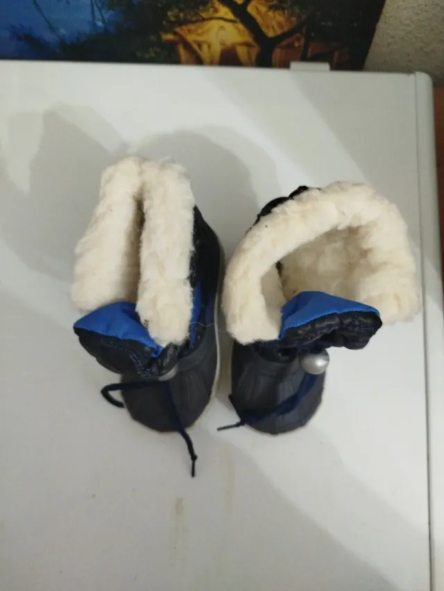 Botas de agua infantiles forradas