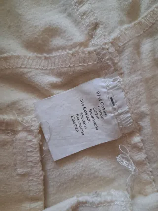 Minigonna beige vintage taglia XS