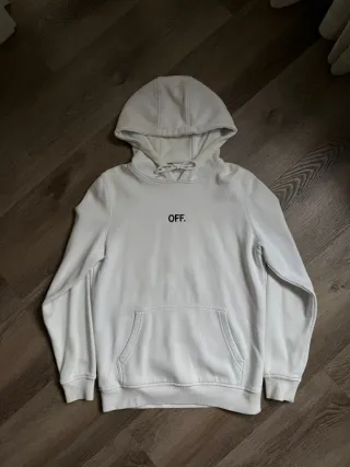 Sudadera OFF. Blanca