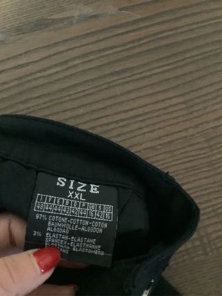 Pantaloni neri Miss Bonbon donna