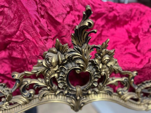 Gran Espejo Antiguo de Bronce