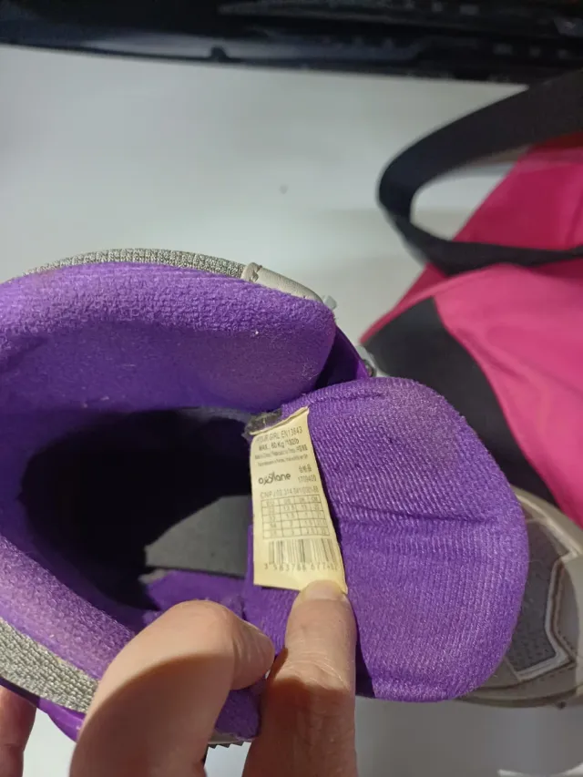 Patines Oxelo niña talla 34-37 Regalo bolsa transp