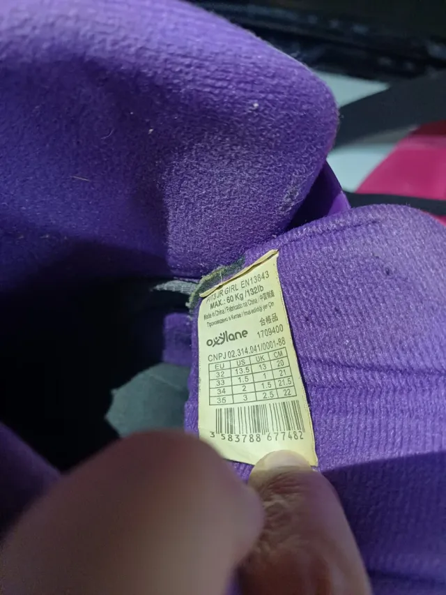 Patines Oxelo niña talla 34-37 Regalo bolsa transp