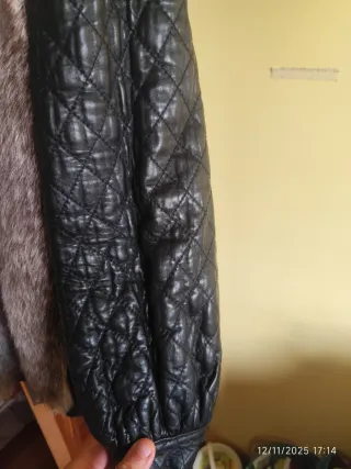 Abrigo Piel Zorro Plateado Saga Fox