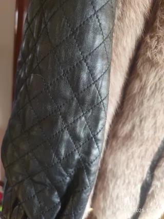 Abrigo Piel Zorro Plateado Saga Fox