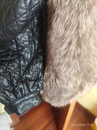 Abrigo Piel Zorro Plateado Saga Fox