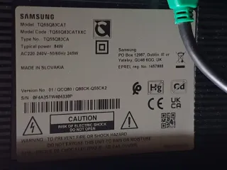 Samsung QLED 55 4K Smart TV TQ55Q83CAT