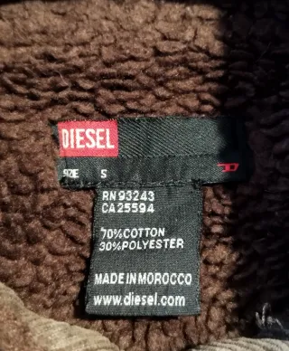 Giacca Diesel vintage a costine marrone