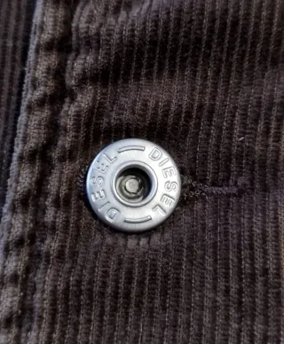 Giacca Diesel vintage a costine marrone