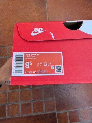 Zapatillas Nike Shox R4 Blue Race talla 43