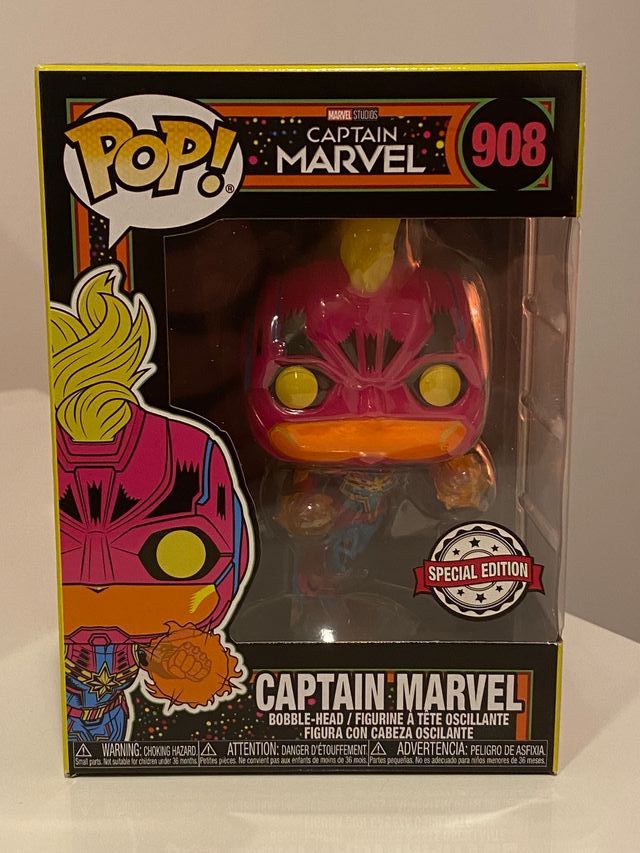 Funko Pop! Captain Marvel 908 Edición Especial