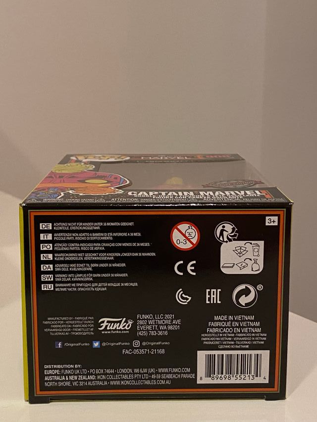 Funko Pop! Captain Marvel 908 Edición Especial