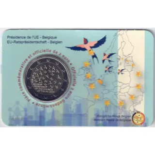 2 Euros Bélgica 2024 Presidencia UE