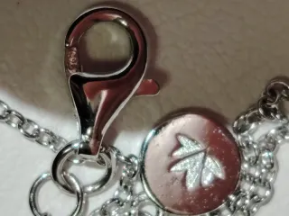 Collana cuore cristallo blu e bianchi