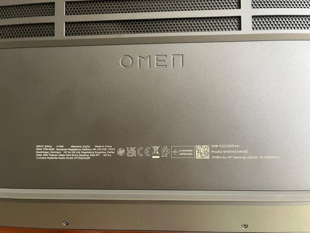 Portátil HP Omen 16-N0005NS Gaming