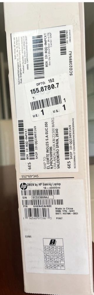 Portátil HP Omen 16-N0005NS Gaming