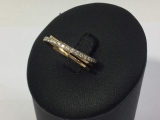 anillo oro 18k con piedra con diamante