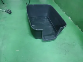 Cama para perros grandes negra