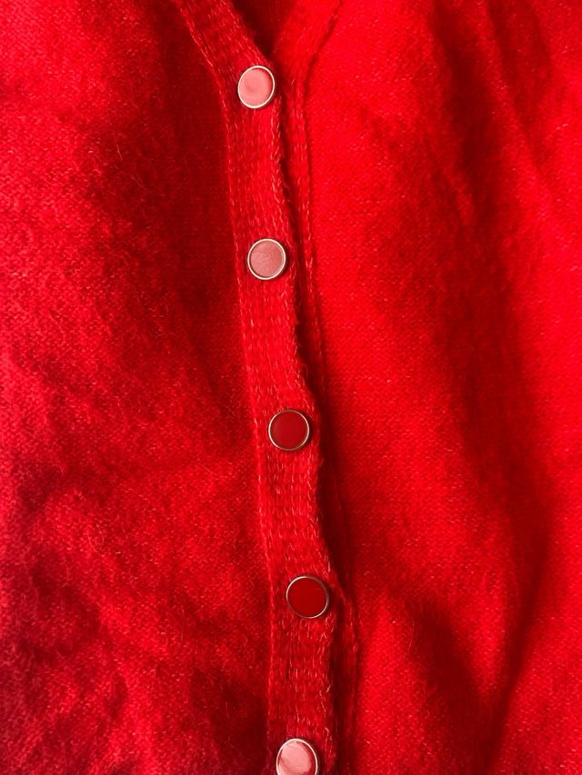 Cárdigan rojo Promod