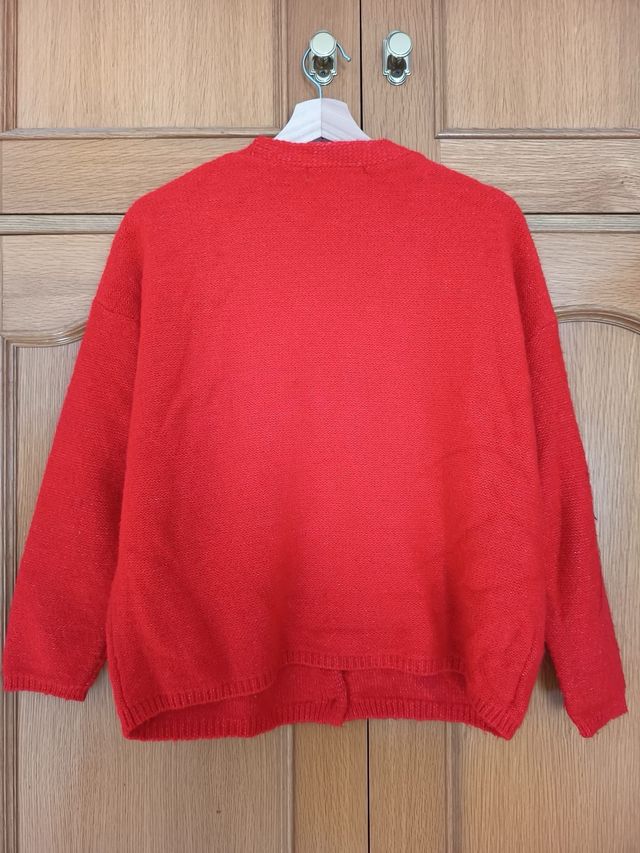 Cárdigan rojo Promod