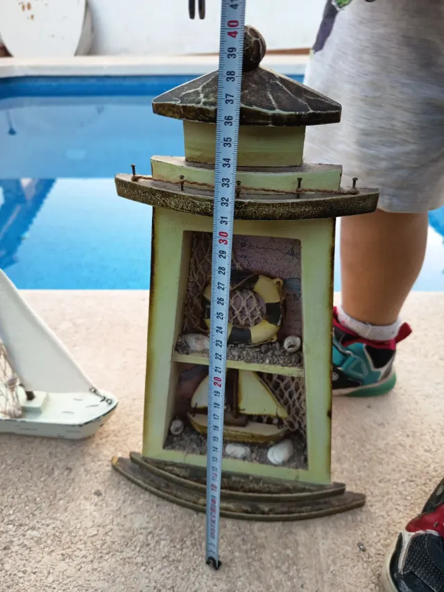 Faro decorativo náutico