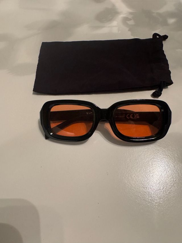 Gafas de sol ZIGN negras y naranjas