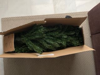 Árbol de Navidad 180cm para espacios estrechos