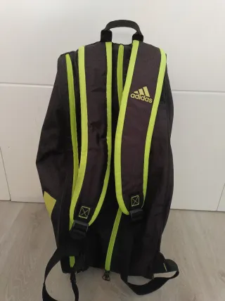 Paletero Adidas Negro y Amarillo