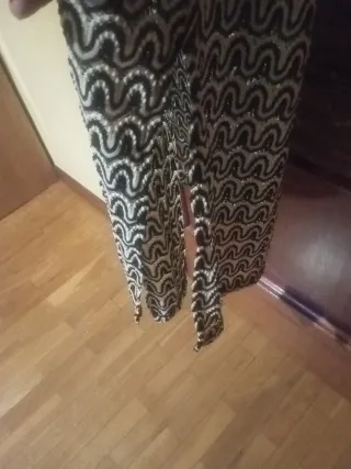 Vestido largo estampado