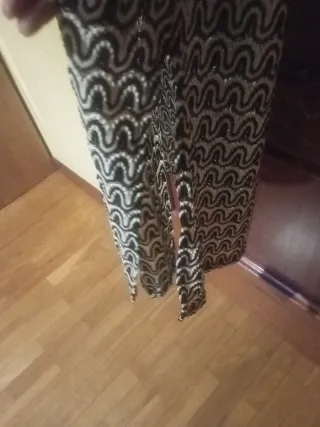 Vestido largo estampado