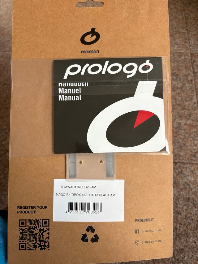 Sillín Prologo Nago R4 Tirox 137mm