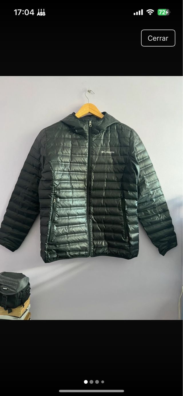 Abrigo de plumas Columbia.  woman.