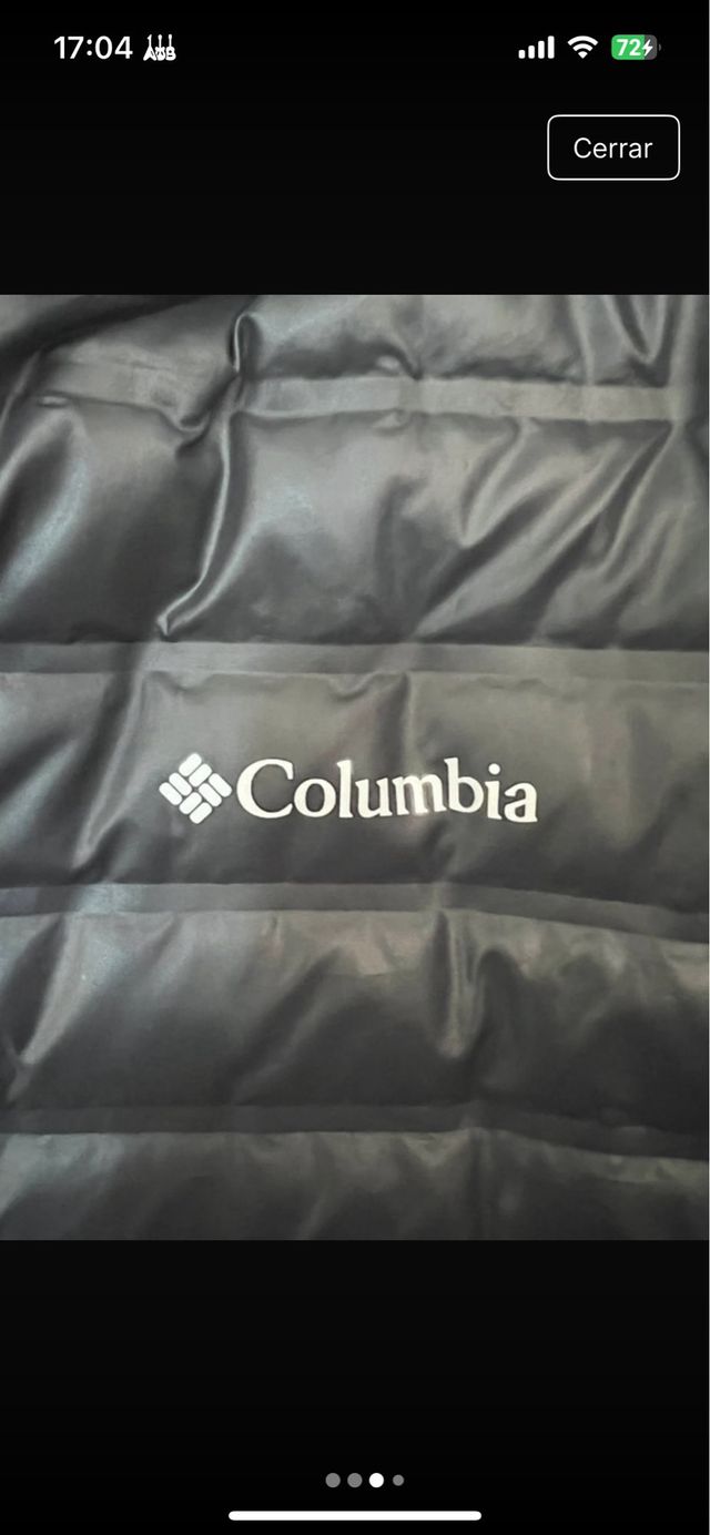 Abrigo de plumas Columbia.  woman.