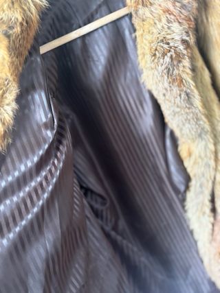 Abrigo de piel auténtica