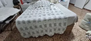 Colcha Verano Cama 90cm reversible.