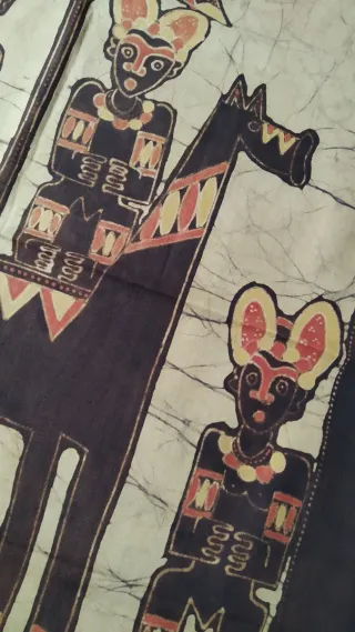 Pintura Batik Indonesia Figuras