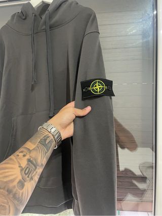 Sudadera Stone Island Gris