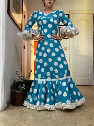 Traje Flamenca Volante Lunares