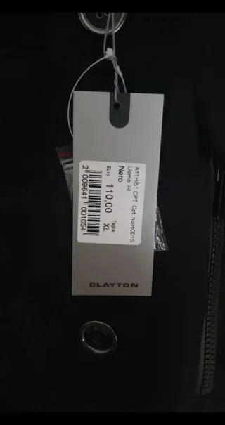 Cappotto uomo CLAYTON nero taglia XL