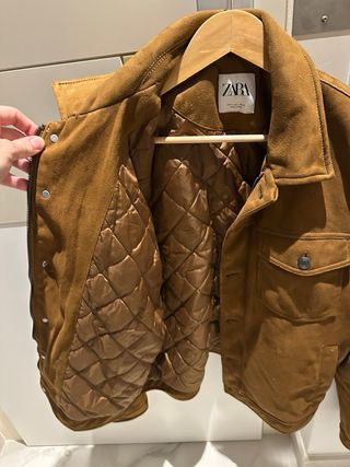 Chaqueta Zara Marrón Talla M